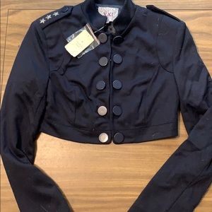 Military crop jacket
